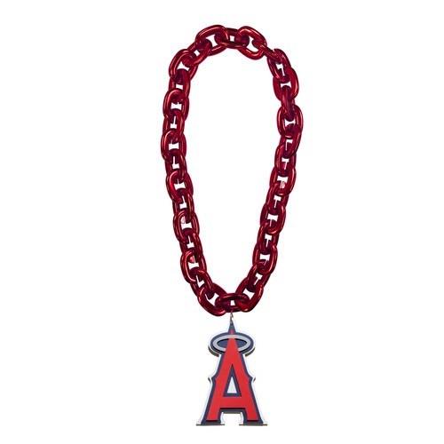 Los Angeles Angels MLB Fan Chain 10 Inch 3D Foam Magnet Necklace red
