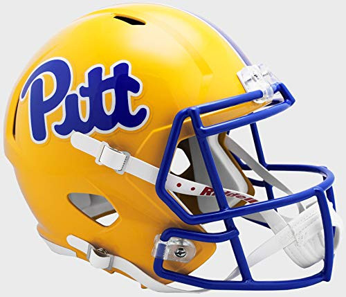 Pittsburgh Pitt Panthers NCAA Riddell Full Size Replica Speed Football Helmet
