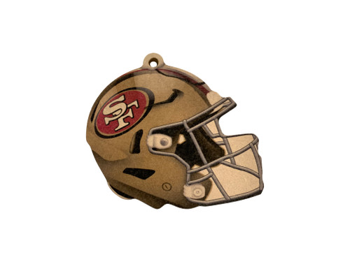 Kay True Fans San Francisco 49ers 1/20 CT. T.W. Diamond Helmet Necklace in  Sterling Silver | CoolSprings Galleria
