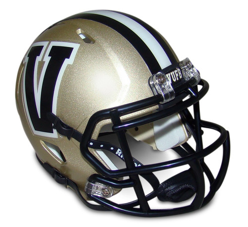 Vanderbilt Commodores Gold 2021 NCAA Revolution SPEED Mini Football Helmet