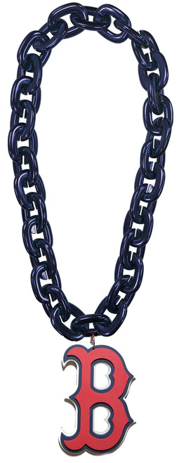 Boston Red Sox MLB Fan Chain 10 Inch 3D Foam Magnet Necklace Navy