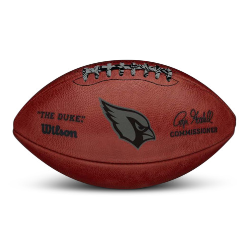 New “The Duke” NFL Arizona Cardinals Metallic Official Authentic Leather Football