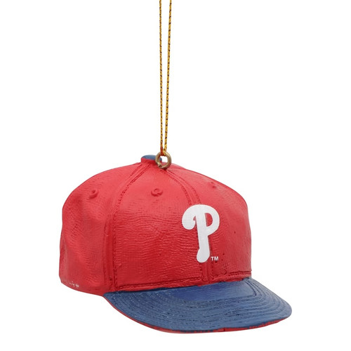 Philadelphia Phillies with Blue Bill Team Baseball Cap Christmas Tree Ornament