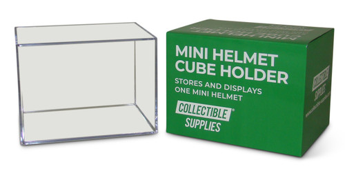 Mini Helmet Cube Display Case Holder for Football Mini Helmet