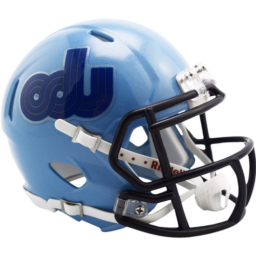 Old Dominion Monarchs Racetrack Blue Revolution SPEED Mini Football Helmet