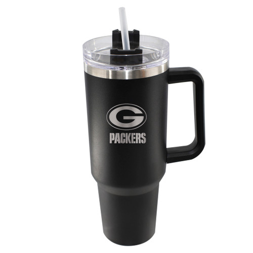 Green Bay Packers 46 oz Colossal Stainless Steel Insulated Tumbler Black