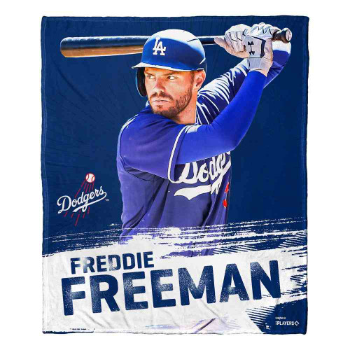 Freddie Freeman - Los Angeles Dodgers MLBPA Players 50" x 60" Silk Touch Throw Blanket