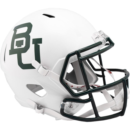 Baylor Bears White Metallic Riddell Speed Replica Full Size Football Helmet