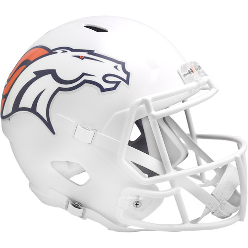 Denver Broncos Alternate White 2024 On-Field Riddell SPEED Full Size Replica Football Helmet