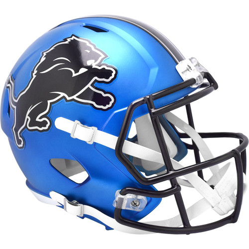 Detroit Lions Alternate Blue 2024 On-Field Riddell SPEED Full Size Replica Football Helmet