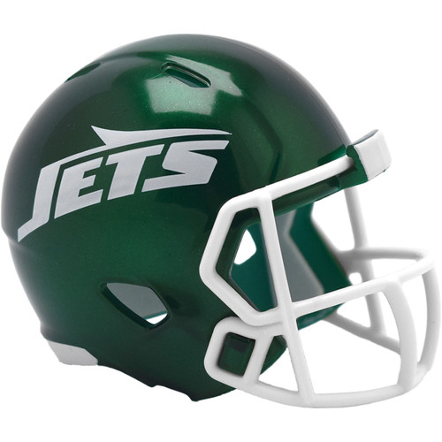New York Jets New 2024 Logo Revolution Mini Pocket Pro Size Helmet