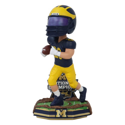 Michigan Wolverines 2023 Football National Champions Bobblehead 8" Doll Front
