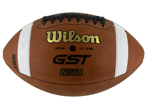 Wilson GST 1003 Official Size Leather Game Football - NCAA