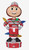 Ohio State Buckeyes Mascot Brutus Buckeye Holiday Flashing Lights 10" Bobblehead Bobble Head