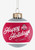 Ohio State Buckeyes 2024 Football National Champions Glass Ball Christmas Ornament