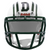Dartmouth Big Green NCAA Revolution Speed Mini Football Helmet Front Image