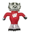 Wisconsin Badgers Bucky Badger Mascot 7' Tall NCAA Yard Inflatable
