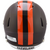 Cleveland Browns Alternate Black 2025 On-Field Riddell Speed Replica Full Size Football Helmet Back