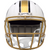 New Orleans Saints Alternate White 2025 On-Field Riddell Speed Replica Full Size Football Helmet Front
