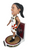Caitlin Clark Indiana Fever WNBA Banner Series 8" Bobblehead Bobble Head Doll Left Side view Caitlin Clark Indiana Fever WNBA Banner Series 8" Bobblehead Bobble Head Doll Left Side view