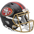 San Francisco 49ers Black 2025 Rivalries Riddell Speed Replica Full Size Football Helmet San Francisco 49ers Black 2025 Rivalries Riddell Speed Replica Full Size Football Helmet