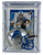 Jared Goff Card with Detroit Lions Pocket Pro Size Football Helmet Shadow Box