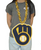 Milwaukee Brewers BIG LOGO 3D Fan Chain Foam Necklace Gold