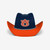 Auburn Tigers NCAA Two Tone Cowboy Hat Size 7 3/8 Front