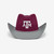 Texas A&M Aggies NCAA Two Tone Cowboy Hat Size 7 3/8 Front