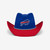 Buffalo Bills NFL Two Tone Cowboy Hat Size 7 3/8 Front