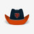  Chicago Bears NFL Two Tone Cowboy Hat Size 7 3/8 Front