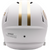 Georgia Tech Yellow Jackets Flat White Speed Replica Full Size Football Helmet Back Image