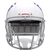 New England Patriots White 2025 Rivalries Riddell Speed Replica Full Size Football Helmet Front Image