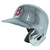 Boston Red Sox Silver Chrome Rawlings Replica MLB Baseball Mini Helmet
