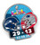 Seattle Seahawks Super Bowl LX 60 Champions Dueling Helmet Lapel Pin with Score of Game