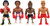 Rocky 12 cm Minix Figurine Toy Action Figures 4-Set Bundle
