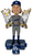Enrique Kike Hernandez Los Angeles Dodgers 2025 Back To Back World Series Champions 8" Bobblehead Bobble Head Doll