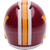 Washington Commanders New 2026 Revolution Mini Pocket Pro Size Football Helmet Back Image