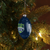 Seattle Seahawks Super Bowl LX Champions Blown Glass Football Christmas Tree Ornament Image on Tree