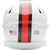 Miami Hurricanes NCAA Riddell Mid Size SpeedFlex Football Helmet Back image