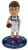 Cooper Flagg Dallas Mavericks Mini Bighead 5" Bobblehead Bobble Head Doll Image