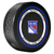New York Rangers Current NHL Official Game Hockey Puck In Cube