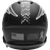 New England Patriots NFL Salute to Service Version 5 Black Riddell Mini Speed Football Helmet Back Image