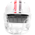 Georgia Bulldogs White SPEED Riddell Full Size Replica Football Helmet front Image
