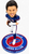 Josh Allen Buffalo Bills Mini Bighead 5" Bobblehead Bobble Head Doll