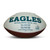 Philadelphia Eagles Embroidered Signature Series Autograph Football with Championships and Super Bowl LII Logo