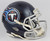 Tennessee Titans Satin Navy Metallic Revolution SPEED Mini Football Helmet