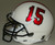 Ball State Cardinals Alternate White Schutt Mini Authentic Football Helmet