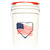 White 6-Gallon Padded Ball Bucket with 30 Wiffle Balls for Practice