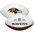 Baltimore Ravens Full Size Official NFL Autograph Signature Series White Panel Football by Wilson